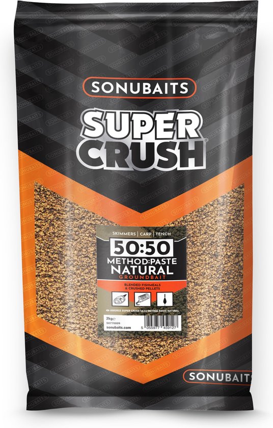 Sonubaits Super Crush Method:paste Natural Groundbait 2kg