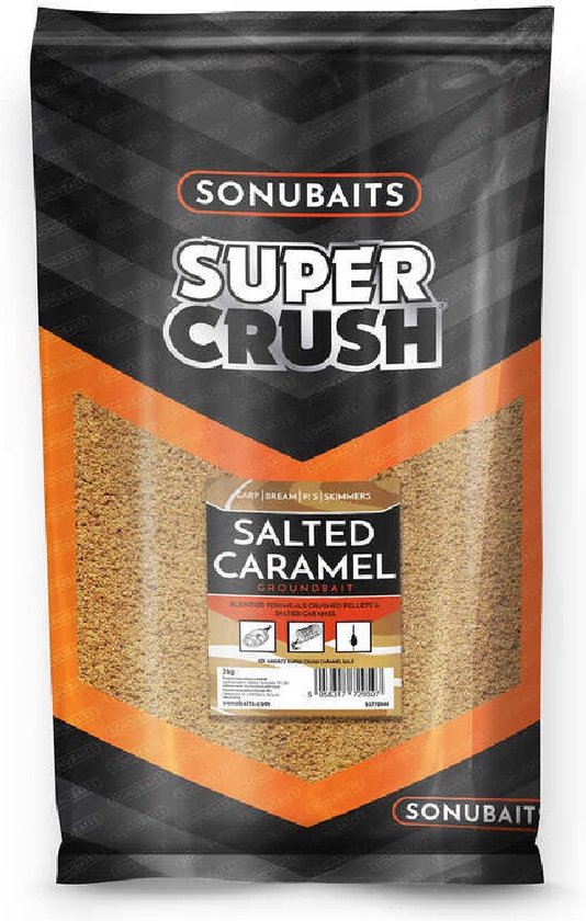 Sonubaits Super Crush Salted Caramel Groundbait - lokvoer - 2000 gram