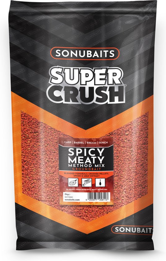 Sonubaits Supercrush Spicy Meaty Method Mix 2 Kg