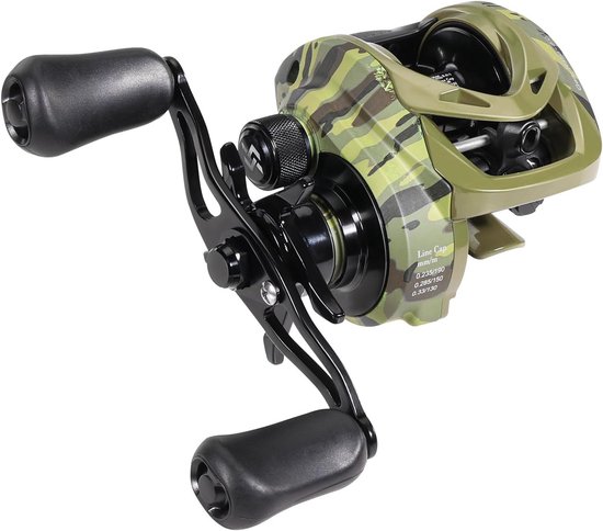 Sougayilang MAX Baitcasting Reel 8.0:1 High Speed Gear Ratio Fishing Reel 18lbs Carbon Fiber Drag Baitcaster Reels - ShopVlot