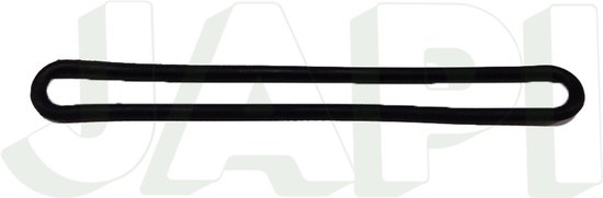 Spanrubbers 30cm x 8mm / 10 stuks van Merkloos