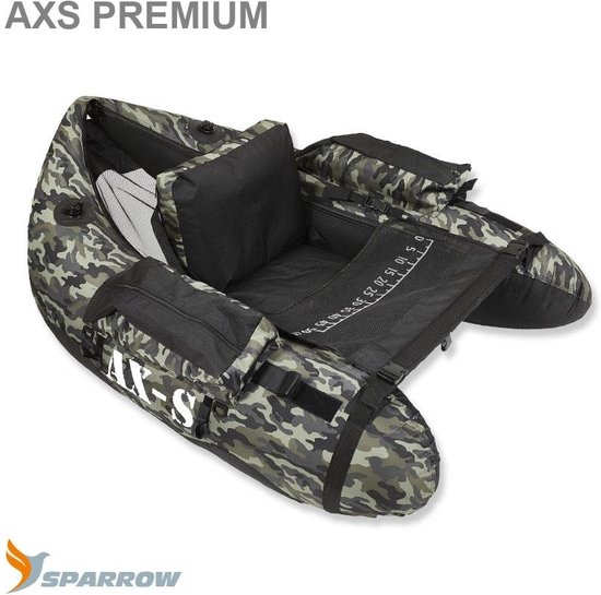 Sparrow Float Tube AXS Premium Camou van Merkloos