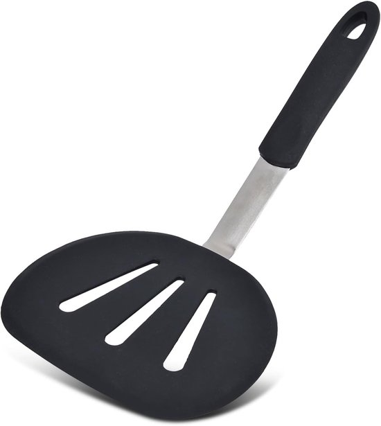 spatel 31,2 cm, pannenkoekenspatel, gleufspatel, plastic spatel