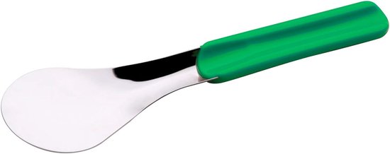 Spatel voor taarten en ijs, 25 cm, van roestvrij staal en kunststof, professionele ijsschep voor ijssalons, bars, banketbakkerijen en restaurants, modern design, gemaakt in Italië