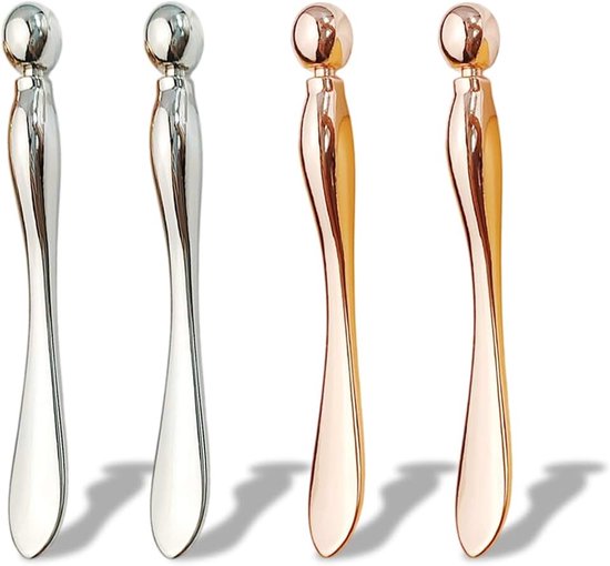 Spatels, cosmeticaspatel, roestvrij staal, cosmeticaspatel voor make-up en vochtin