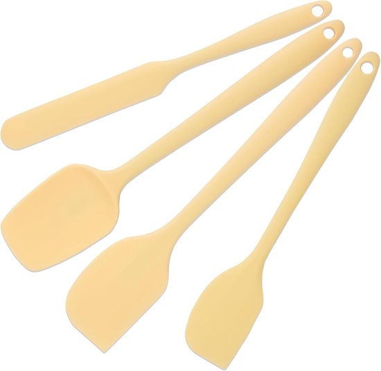 Spatels, hittebestendige rubberen spatels, naadloos design, keukengereiset voor bakken, koken, mengen, voedselveilig, anti-aanbaklaag, vaatwasmachinebestendig