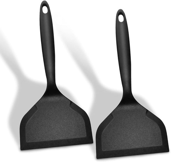 Spatels, keukenspatel, hittebestendig, voor Tamagoyaki, pannenkoekspatel en plancha, Maryse gebak, anti-aanbaklaag, keukengerei