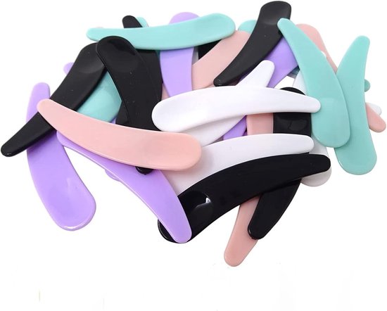 Spatels, kleine spatels voor gezichtsmaskers, herbruikbare kunststof spatel, spatel voor make-up crèmes, geschikt voor reinigingsgel, gezichtsmaskers, gezichtscrèmes en