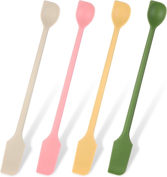 Spatels met twee uiteinden, roerlepels voor de keuken