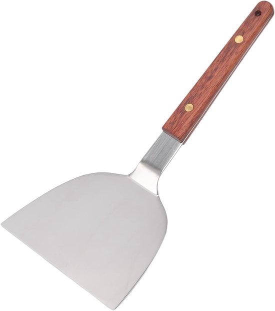 Spatels Rvs Hamburger Turner Schraper Pannenkoek Keuken Steak Gebakken Schop Metalen Bakplaat Spatel (120MM)
