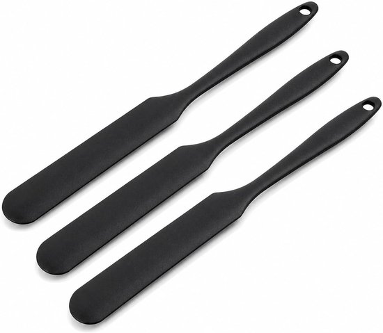 Spatels, siliconen deegschraperset voor keuken, bakken en koken, antiaanbakschraper, eendelig design met ophanggat, hittebestendig, flexibel en duurzaam voor deeg, crème en sauzen