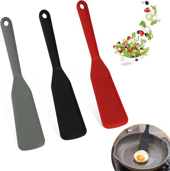 Spatels van siliconen, voor pannenkoeken, omelet, biefstuk