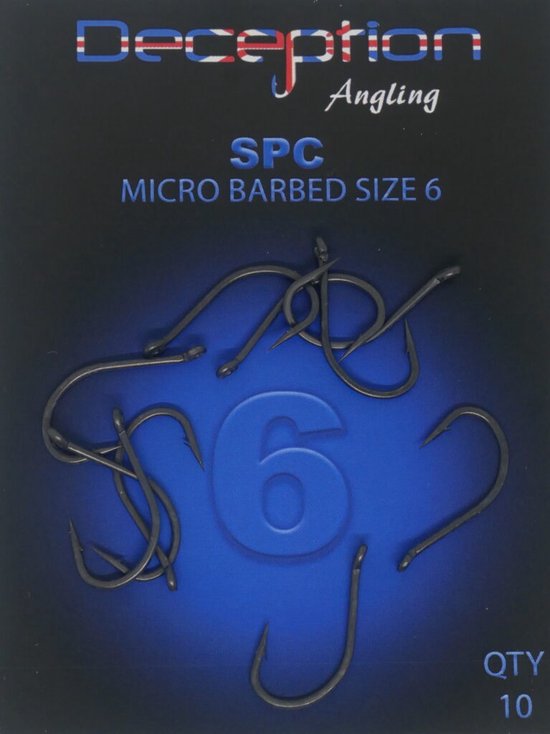SPC (STRAIGHT POINT CHOD) Micro Barbed Hook - Size 6 van Thinking Anglers