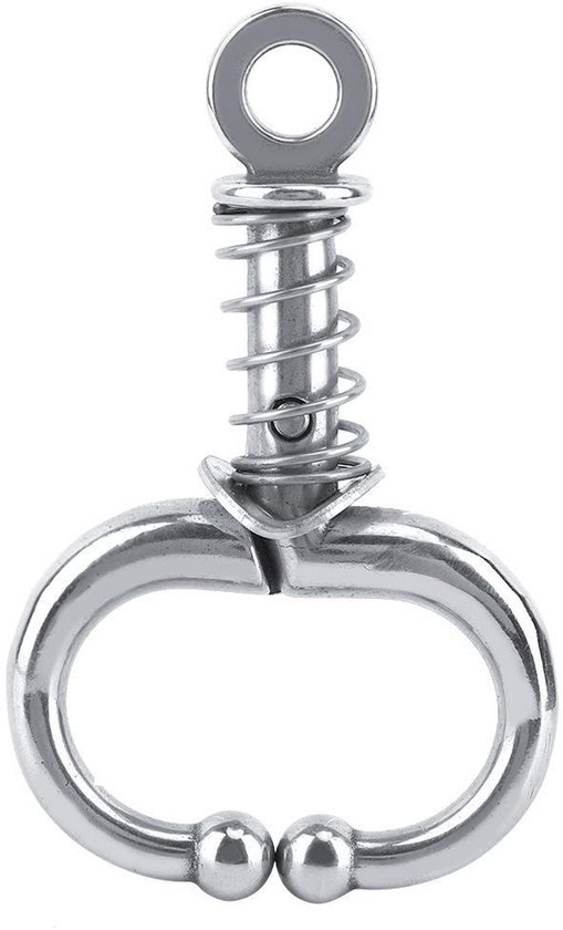 SPHProducts - Bull Nose Ring - Vee Neus Tang - Automatische Vergrendeling - Roestvrij Staal - Veehouderij Accessoire - Landbouwapparatuur - Geschikt v