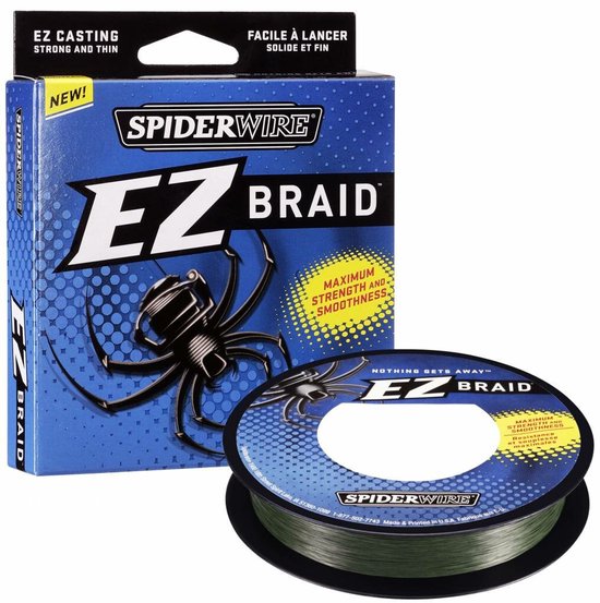 Spiderwire EZ Braid Low Vis Green - Gevlochten Lijn - Vislijn - Visdraad - 0,20mm 11,20kg 100m