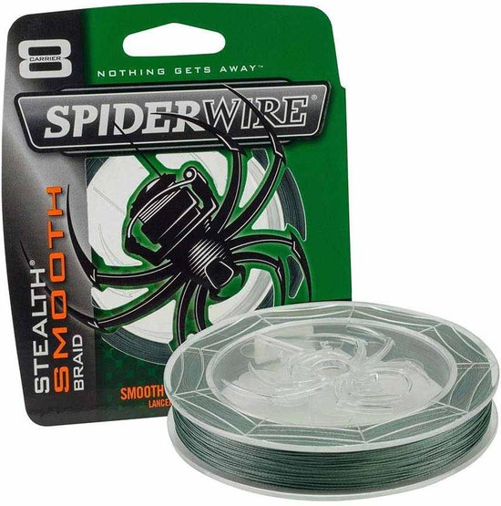 SpiderWire Stealth Smooth 8 - moss green - 150 m - 0.09 mm van Spiderwire