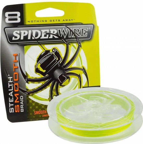 Spiderwire Stealth Smooth 8 | Yellow | Dyneema | 50lb | 0.30mm | 150m van Spiderwire