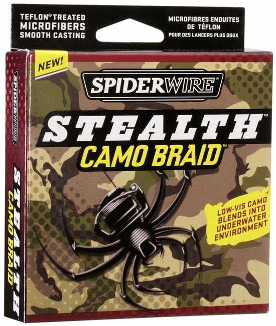 Spidewire Stealth Camo - Gevlochten Lijn - Vislijn Dyneema - 0,10mm 6,20kg 110m
