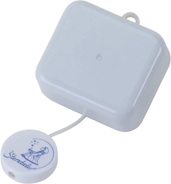 Spielwerk Lieber Sandmann, geschikt vanaf de geboorte, 5,5 x 5,5 x 3 cm, wit