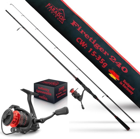 Spinhengel 210/240/270 cm voor snoek, baars en snoekbaars - Lichtgewicht en sterke actie