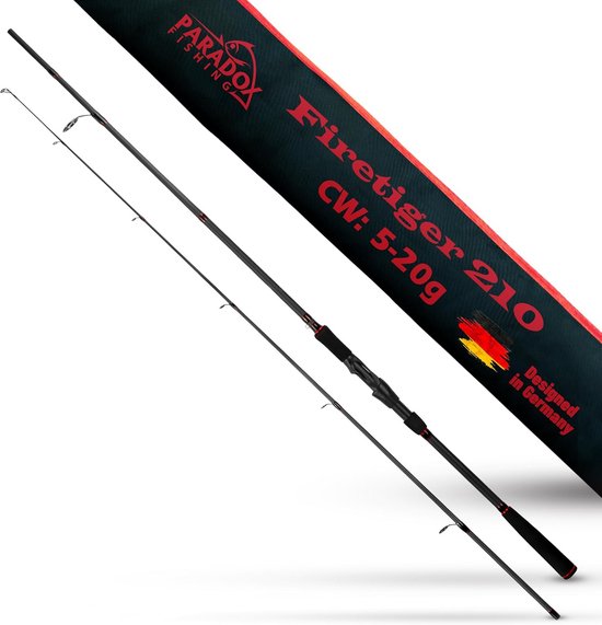 Spinhengels Set voor Snoek, Baars en Snoekbaars – Diverse Lengtes en Werpgewichten – Compleet Vispakket van Merkloos