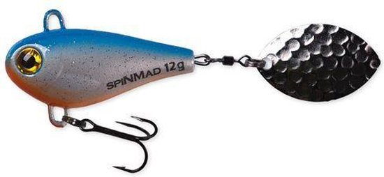 SpinMad Jigmaster - 6 cm - blauw wit oranje