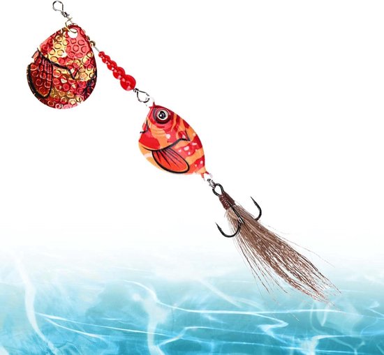 Spinner Baits - Vis Lokaas - Vissen Op Baars - Dynamische Staart Actie - 11 cm - Meerdere Kleuren