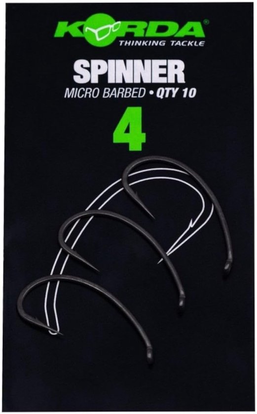 Spinner Haak Korda - PTFE Coating - Super scherpe haakpunt - Ideaal voor Spinner Rig - ShopVlot