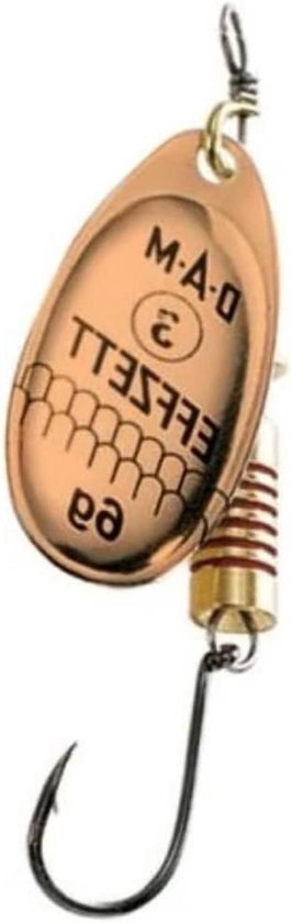 Spinner Hengel Lokaas - Spinneraas Forel - Vissen Forel - Enkele Haak - 4g - Zilver