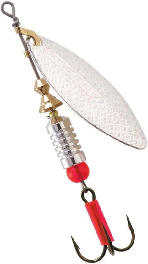 Spinner Hengel Lokaas - Vis Lokaas Spinner - Vissen in Stroming - Smal Spinnerblad - 27g - Zilver