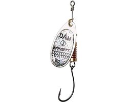 Spinner met enkele haak - Vislokker - Vissen - Bewezen loopkarakteristieken - 6 gram - Reflex Zilver