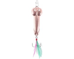 Spinner Snoek Lokaas - Vib Wobble Tackle - Vissen Vangen - Hoge Kwaliteit Metaal - 21g 61mm - Roségoud