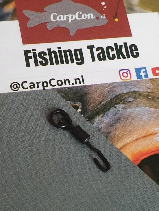 Spinner Swivel Size #11 - 10 stuks - Wartel - Karper Rigmateriaal - Ronnie/Spinner Rig Swivel - Onderlijnmateriaal van PB Products