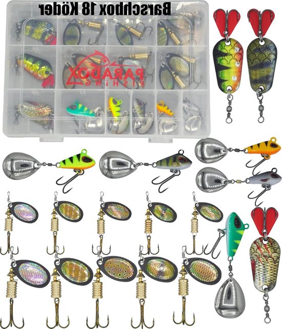Spinner Vis Lokaas - Spinneraas Set - Roofvis Vangen - Natuurgetrouw Design - 6g 8g Maten - Diverse Kleuren