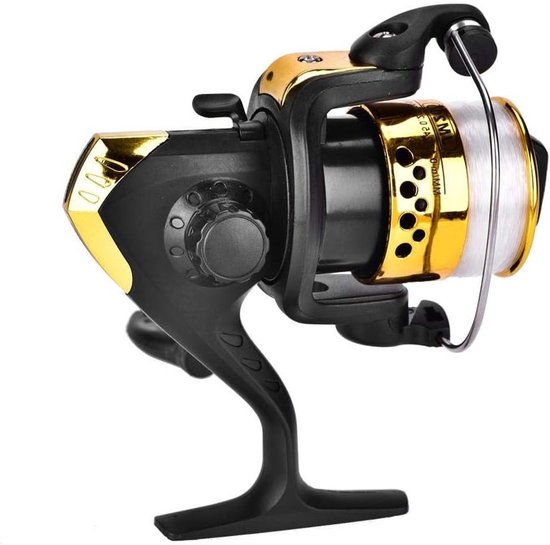 Spinning Fishing Reel met 5.1:1 Gear Ratio - Lichtgewicht en Krachtig voor Zee- en Meervisserij, Perfect voor Korte Hengels van Merkloos