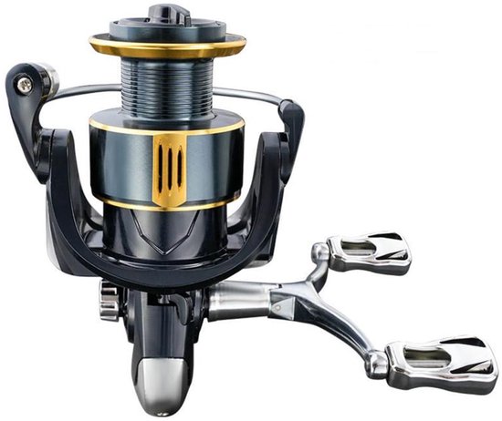 Spinning Reel 2000-7000 - Smooth Fishing Reel met 5,2:1 RPM Verhouding en Dubbele Rocker Arm
