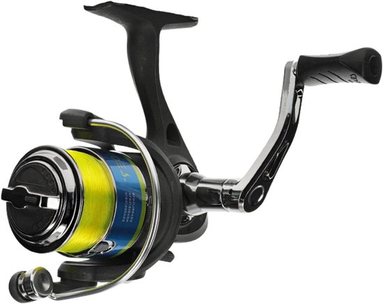 Spinning Vismolen - Reel Vissen - Vissen op roofvis - Grafiet body en spoel - Maat 75 - Groen van Merkloos