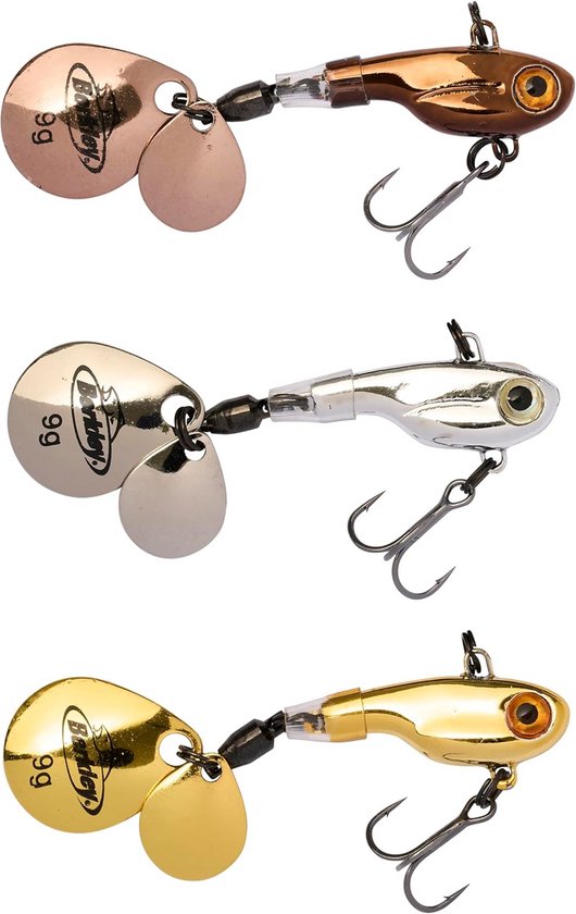 Spintail Kunstaas Set 3-Pack: Vibrerend Jig Spinner voor Baars, Snoek & Forel | 9g & 14g van Merkloos
