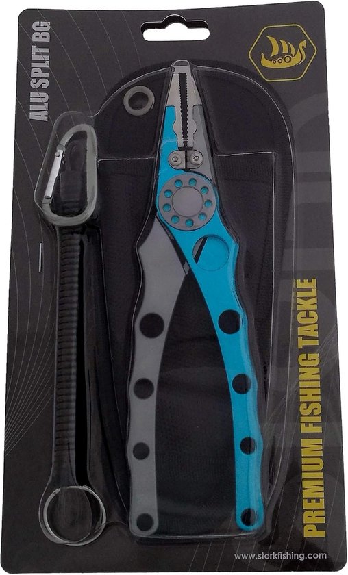 Splitringtang Big Game - Aluminium - Roestvrij staal - Ideaal voor compressiehulzen - ShopVlot