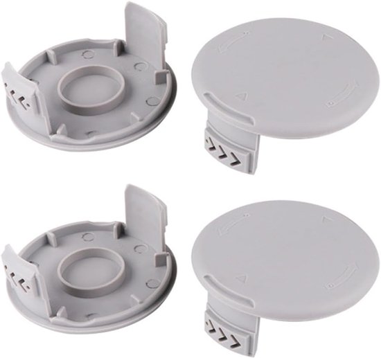 Spoel Caps, 4 stuks vervangende spoel cover caps, compatibel met Ryobi One+ AC14RL3A en Ryobi AC14HCA One+ draadloze trimmer