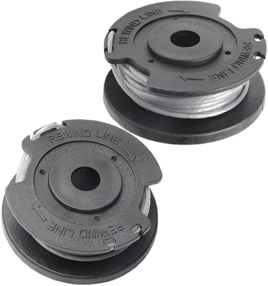 Spoel compatibel met Worx Art 23 SL 26 SL Rass Trimmer, vervangende spoellijn, nylon spoelen voor automatische toevoer (2 spoel)