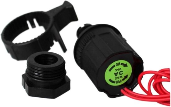 Spoel voor ventiel - Magneetspoel - Automatische bewatering - Normaal gesloten - 3/4 inch - Zwart