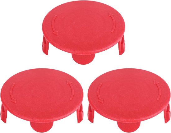 Spoelafdekking 1600A00X61/1600A00DUO geschikt voor Bosch ART24 ART24+, ART27, ART27+, ART30, ART30+, grastrimmer, compatibel met Bosch F016800351 draadspoel (3 stuks)