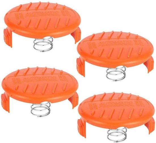 Spoeldoppen, veren reserveonderdelen accessoires compatibele vervangende spoeldoppen met veer voor AFS grastrimmer spoel ABS-materiaal sterk en duurzaam