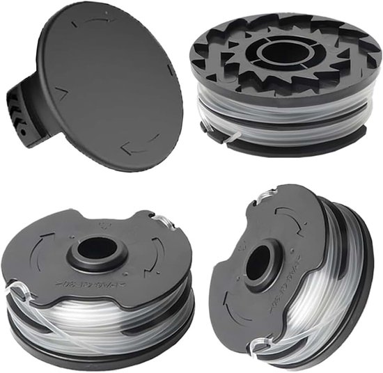 Spoelen, accessoires voor snijden, reservespoel, compatibel met PRTA 20-Li C3 A1B2 PRT 550 A1 A3 PRT 300 A1 (3 draadspoelen + 1 spoeldeksel)
