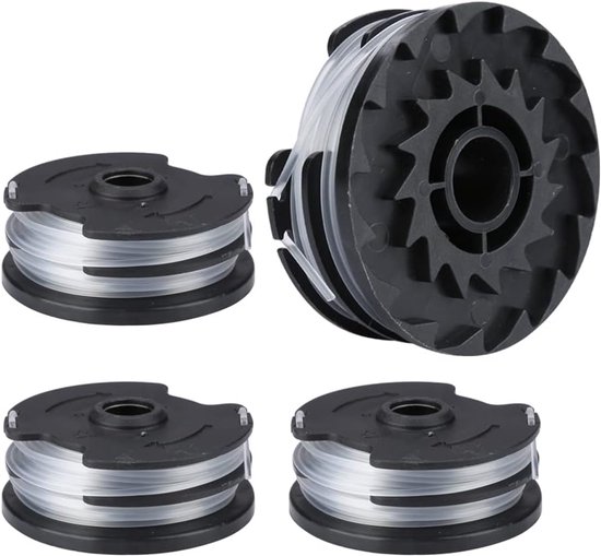 Spoelen draadspoelen voor Parkside LIDL accu PRTA 20-Li C3 A1 B2 PRT 550 A1 A3 PRT 300 A1 bosmaaier Nylon Reflex (4 stuks)