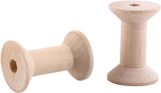 Spoelen houten lege garenspoelen, doe-het-zelf spoelen voor naaigaren draadtrim, Lege garenspoelen, Draadklossen