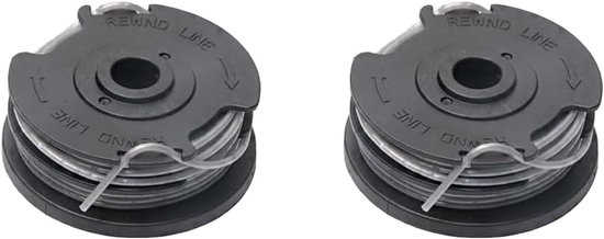 Spoelen met hoge weerstand, 6 m x 1,6 mm, voor Bosch AdvancedGrassCut36/ART 24/27/30-36 LI (F016800351), 2 reservespoelen, compatibel met grasmaaier en bosmaaier