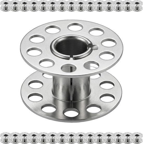 Spoelen naaimachine onderdraad spoelen metalen spoelen metalen naaimachine spoelen metalen spoelen voor naaimachines in standaardformaat voor naaien, borduurwerk, patchwork en