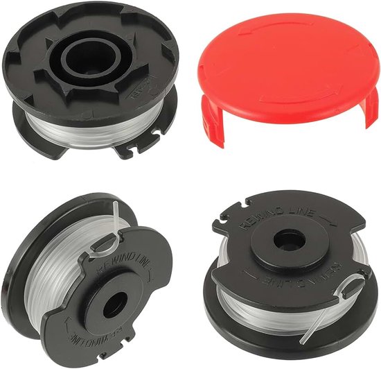 Spoelen Ø 1,6 mm / 5 m voor Ein-hell Ge-CT 18/28 Li en Ge -CT 18/28 Li TC grastrimmer (3 spoelen + 1 dop)